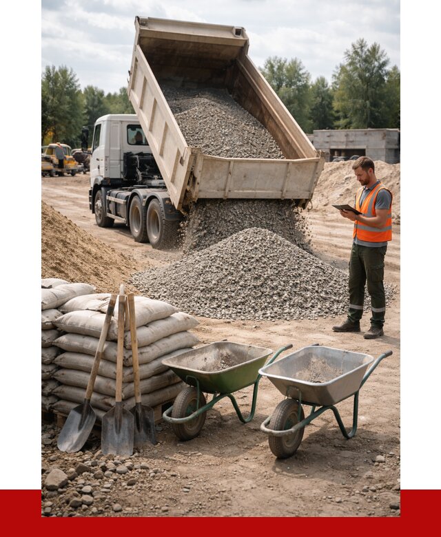 Доставка нерудных материалов в Апатитах от 1245 руб. | ПРОНЕРУДПтт