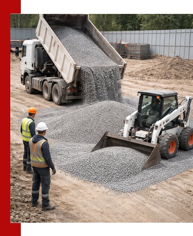 Доставка и продажа гранитного щебня фракции 0-5 в Апатитах