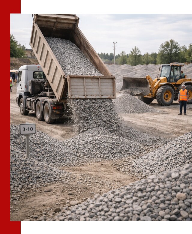 Гранитный щебень фракции 3–10: доставка и продажа в Апатитах