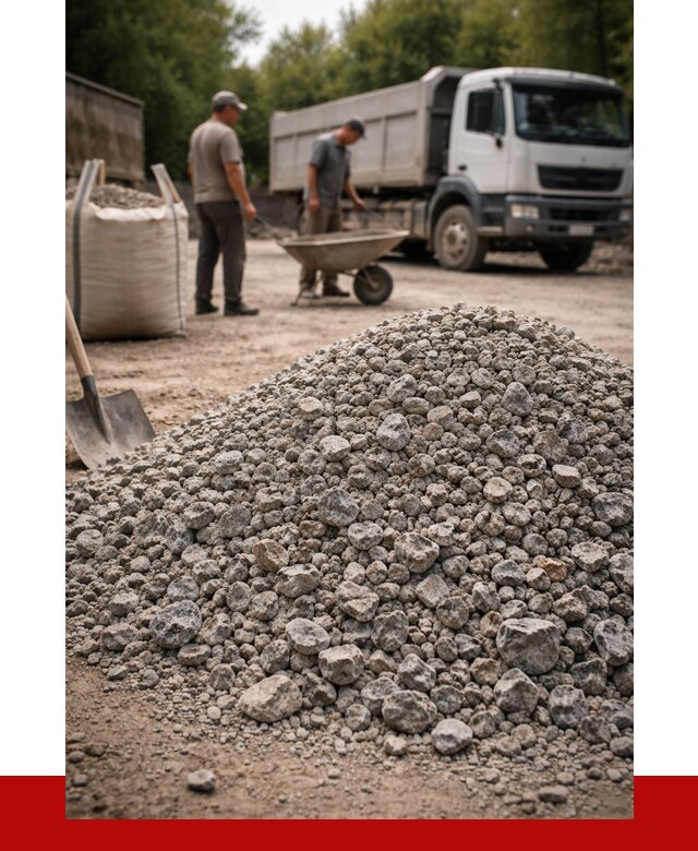 Гранитный щебень фракция 20-40 в Апатитах от 3319 руб. ПРОНЕРУДПтт