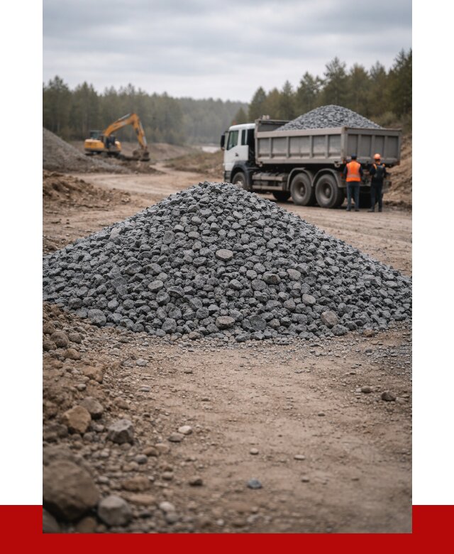 Щебень габбро диабаз фракция 40-70 в Апатитах от 2282 р-ПРОНЕРУДПтт