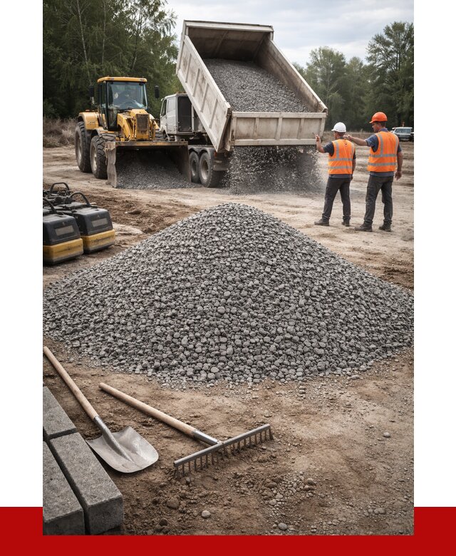 Гравийный щебень купить в Апатитах от 2282 р. ПРОНЕРУДПтт