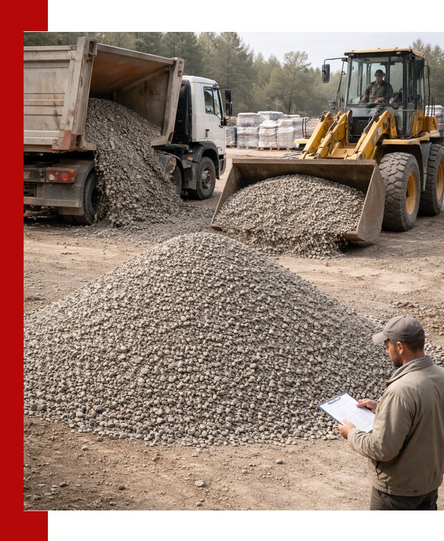 Гравийный щебень фракция 5–10 с доставкой в Апатитах