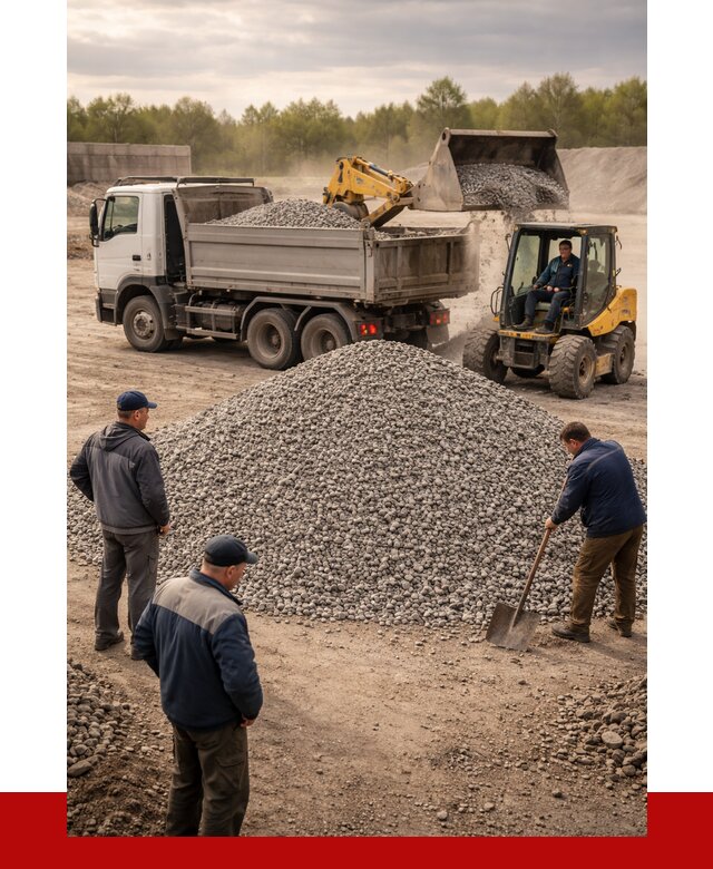 Гравийный щебень фракция 5-20 в Апатитах от 2489 р. ПРОНЕРУДПтт