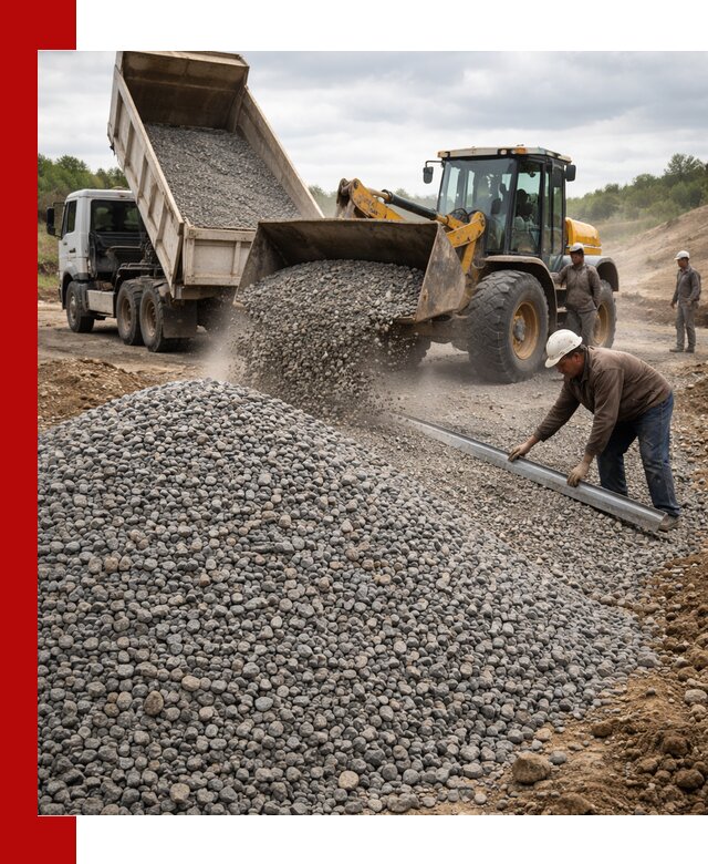 Гравийный щебень фракция 5-20 с доставкой в Апатитах