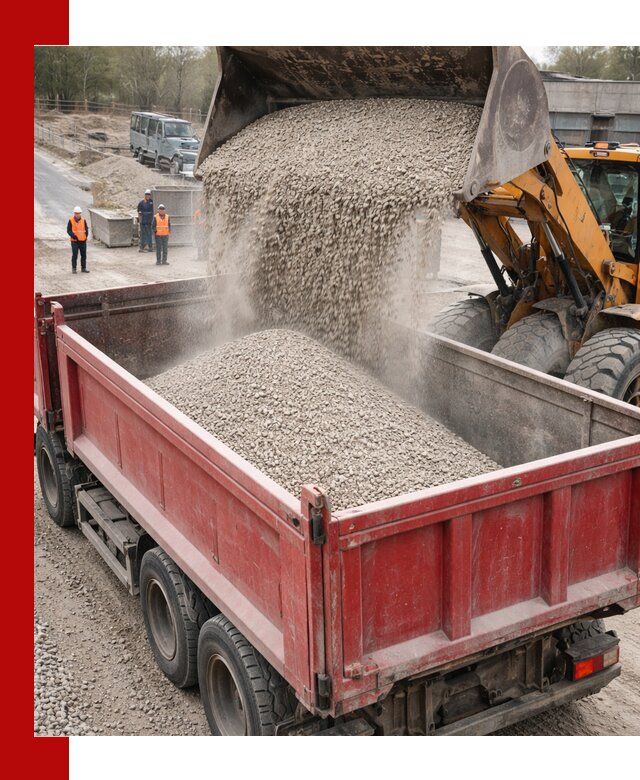 Купить известняковый щебень фракции 0-5 с доставкой в Апатитах