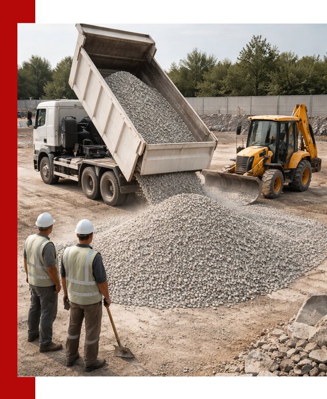 Купить известняковый щебень фракции 5–10 мм с доставкой в Апатитах