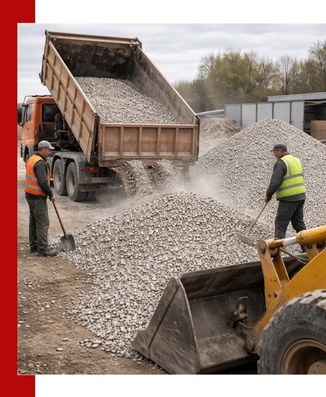 Доломитовый щебень фракции 5-20 с доставкой в Апатитах