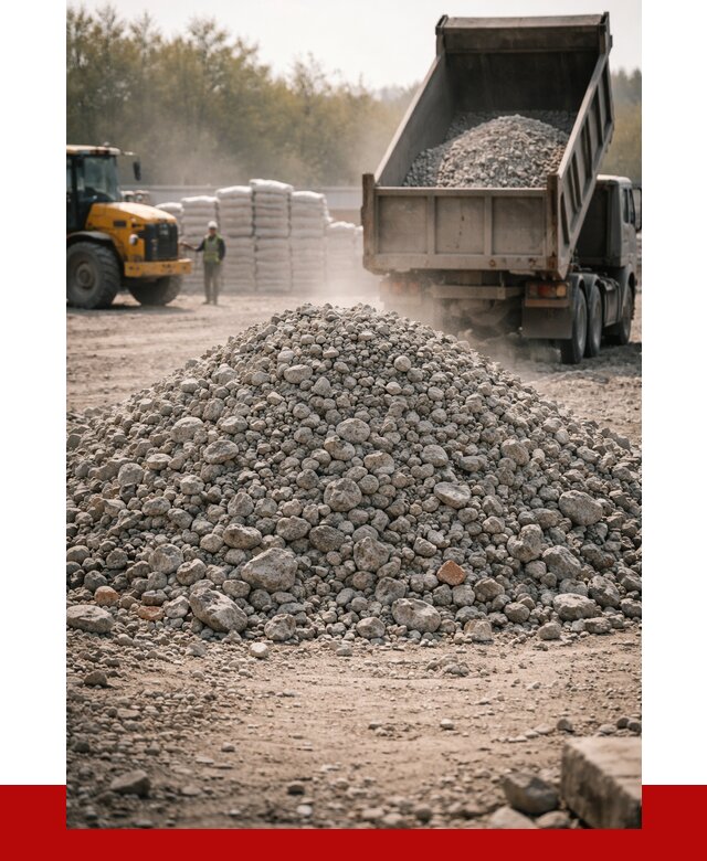 Вторичный щебень фракция 70-150 в Апатитах от 1452 р. | ПРОНЕРУДПтт