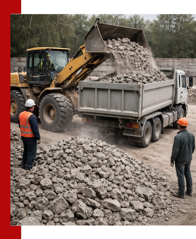 Вторичный щебень фракция 70–150 в Апатитах с доставкой