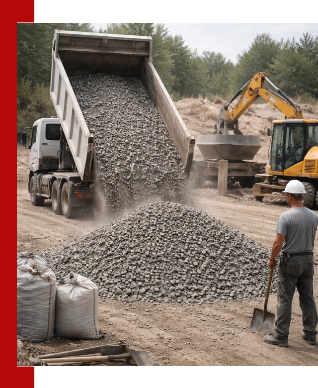 Доставка и продажа бетонного щебня в Апатитах