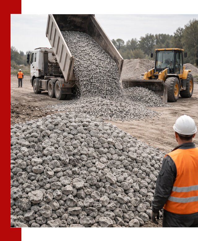 Доставка бетонного щебня фракции 20-40 в Апатитах