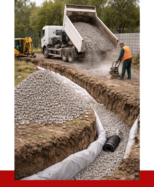 Щебень для дренажа в Апатитах от 1919 р., ПРОНЕРУДПтт доставка