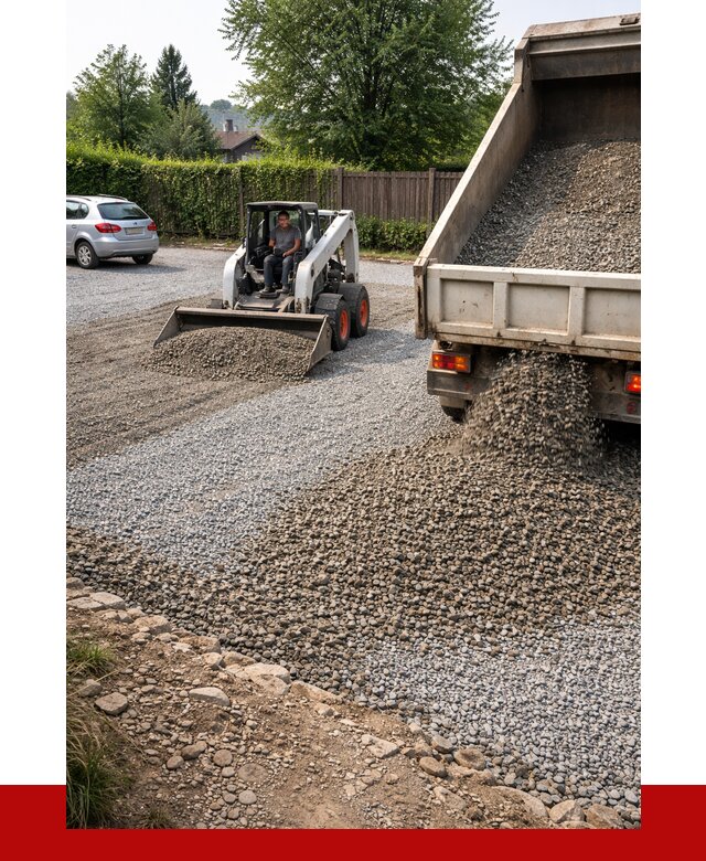 Щебень для парковки в Апатитах с доставкой от 1245 р.| ПРОНЕРУДПтт