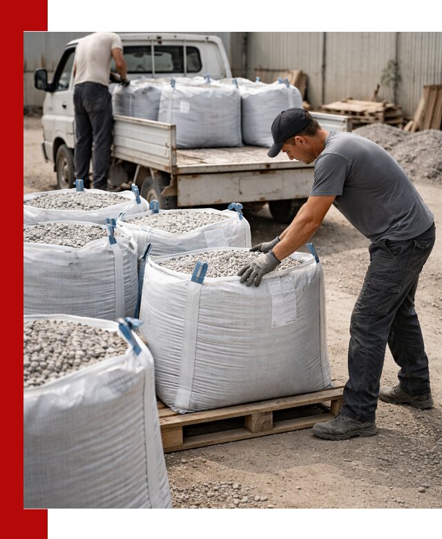 Доставка щебня в мешках по выгодным ценам в Апатитах
