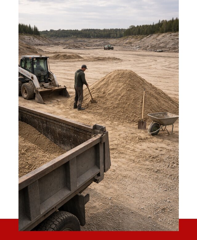 Карьерный песок среднезернистый в Апатитах, от 2282 р. ПРОНЕРУДПтт
