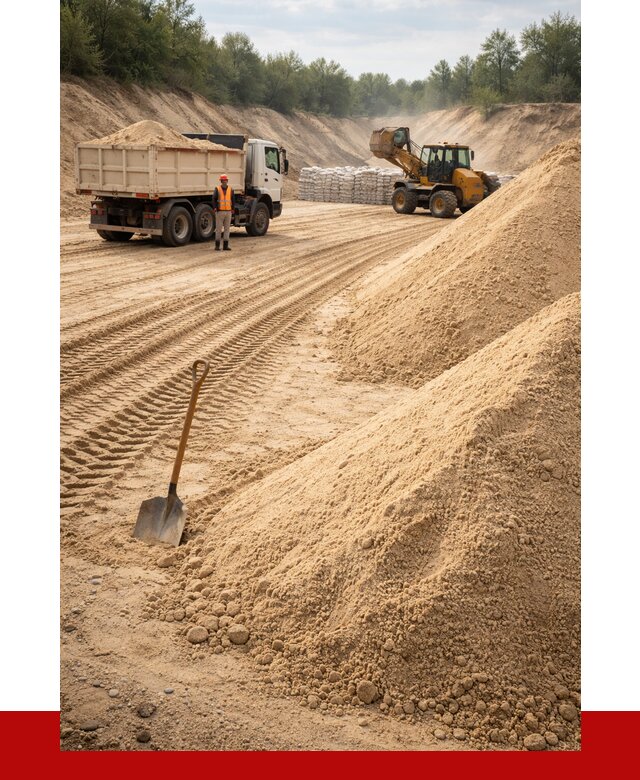 Карьерный песок мелкозернистый в Апатитах от 9335 р. | ПРОНЕРУДПтт