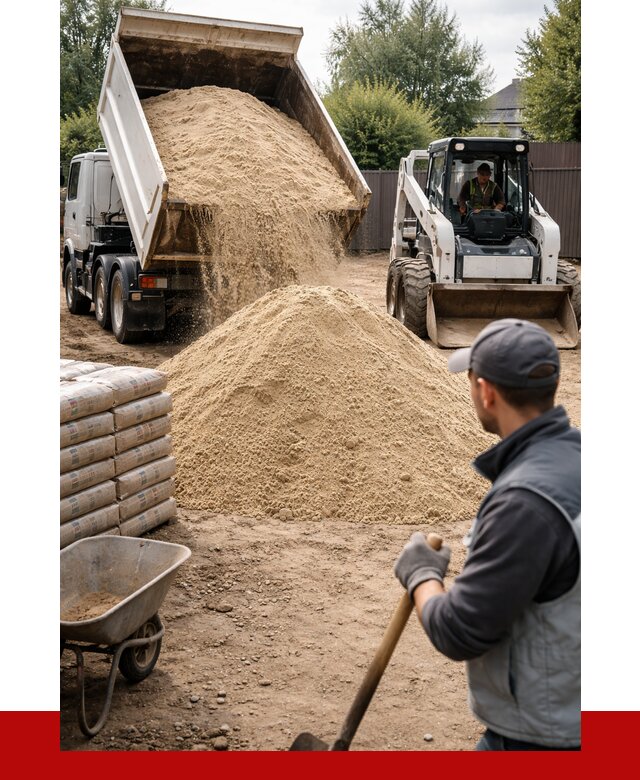 Мытый речной песок с доставкой в Апатитах от 1504 р. | ПРОНЕРУДПтт