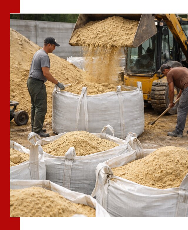 Поставка качественного песка для кладки в Апатитах