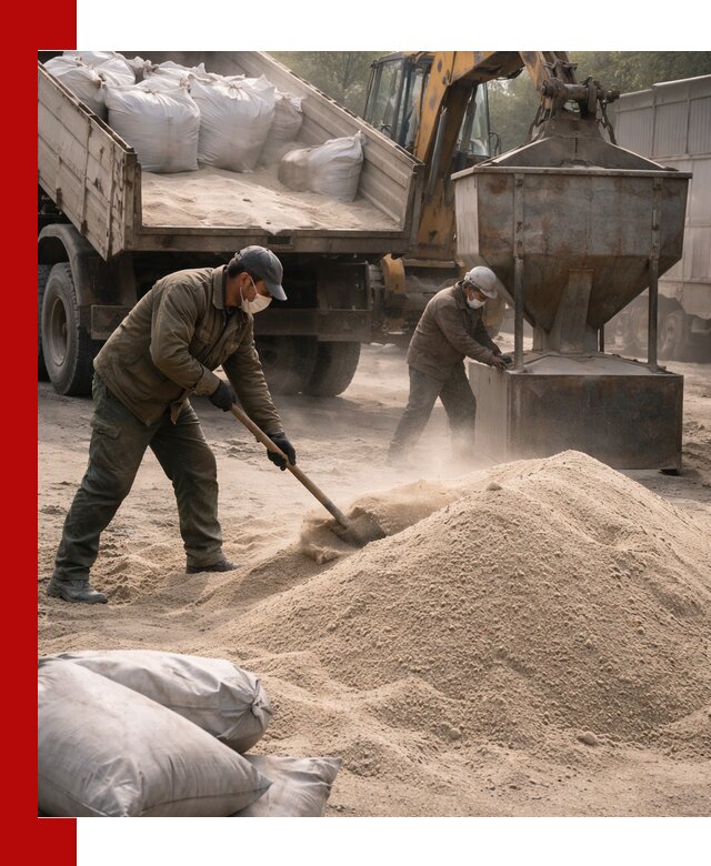 Кварцевый песок для пескоструя в Апатитах — доставка и качество