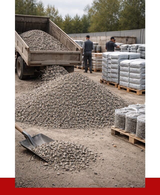 Гравий фракция 5-20 в Апатитах купить от 2386 р. ПРОНЕРУДПтт