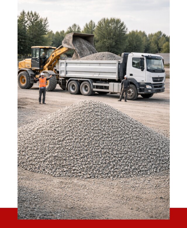 Купить мытый гравий в Апатитах от 3630 р, доставка ПРОНЕРУДПтт