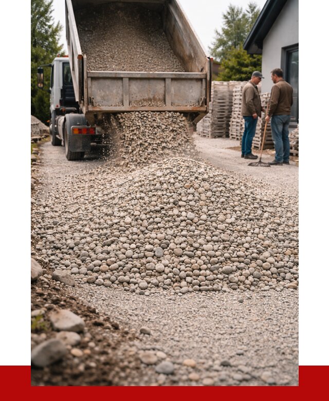 Галька речная в Апатитах от 2800 р. с доставкой, ПРОНЕРУДПтт