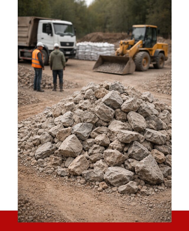 Купить бутовый камень с доставкой в Апатитах от 2386 р. | ПРОНЕРУДПтт