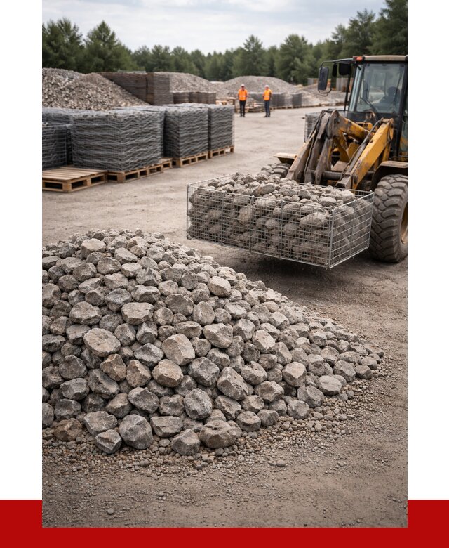 Камень для габионов фракция 70-150 в Апатитах от 4356 р. | ПРОНЕРУДПтт