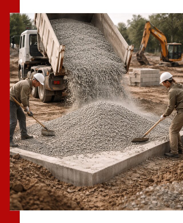 Доставка и продажа отсева для бетона в Апатитах