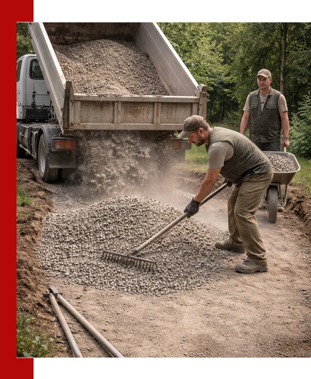 Каменная крошка для дорожек с доставкой в Апатитах