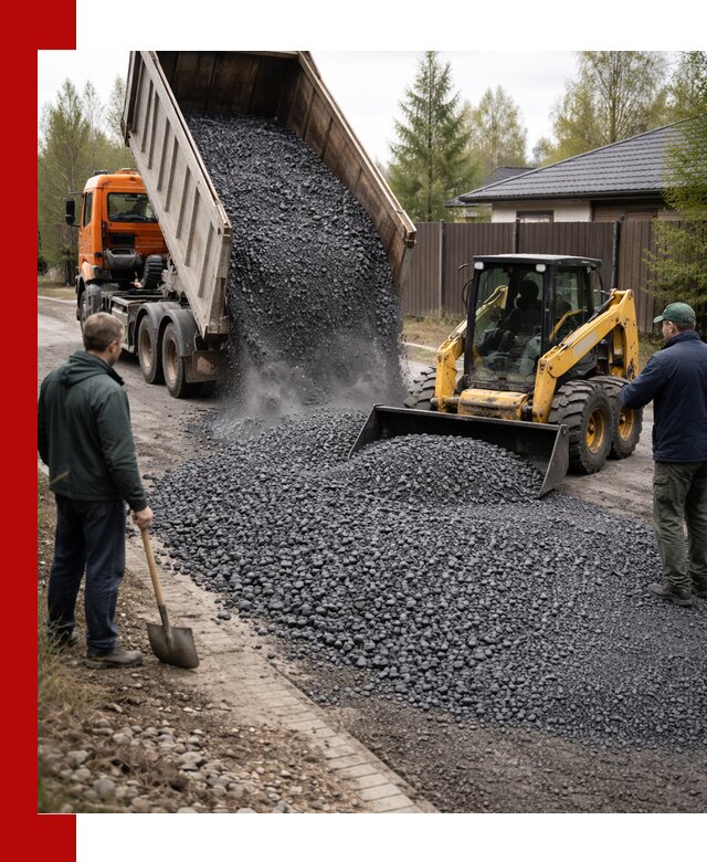 Крошка габбро с доставкой в Апатитах для строительных работ