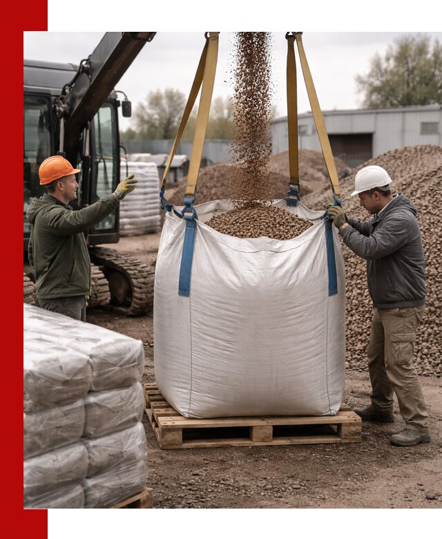 Керамзит в биг-бегах с доставкой в Апатитах