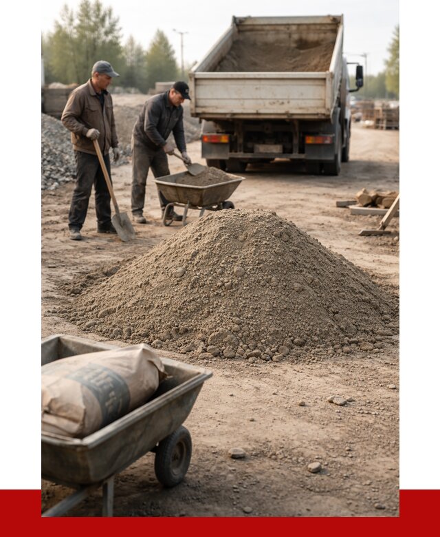Цементно-песчаная смесь М150 в Апатитах от 4875 р. | ПРОНЕРУДПтт