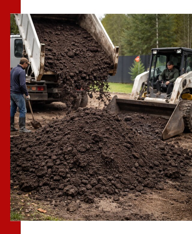Плодородный грунт с доставкой в Апатитах для садов и огородов