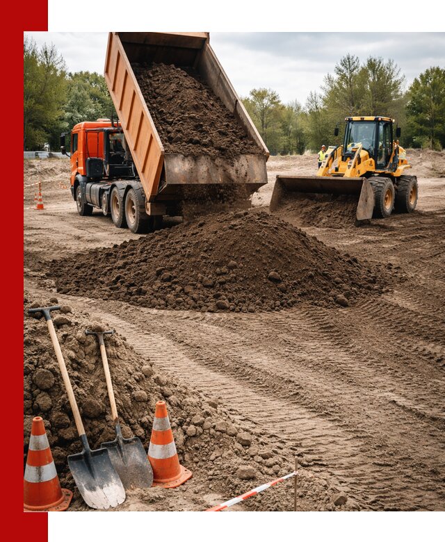 Поставка и доставка планировочного грунта в Апатитах