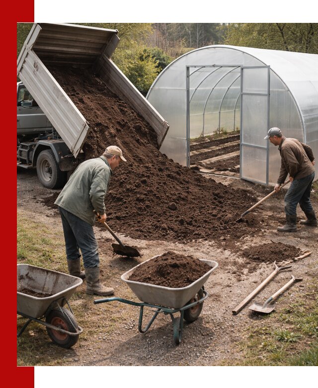 Грунт для теплицы с доставкой в Апатитах — плодородный субстрат под растения