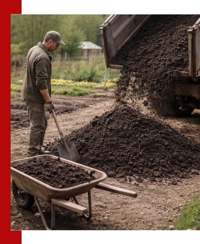 Доставка качественной земли для огорода в Апатитах