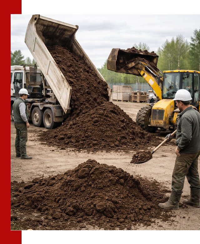 Доставка торфа оптом и в мешках в Апатитах