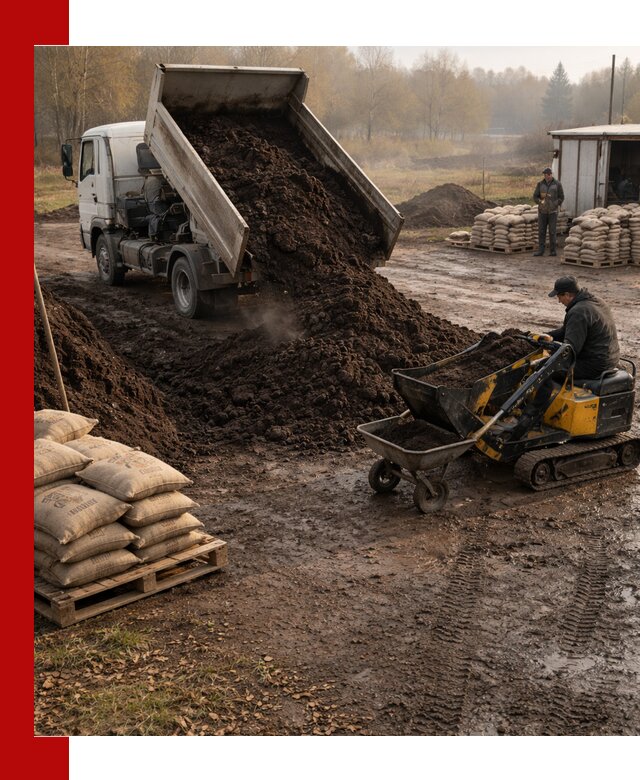 Кислый торф в доставке по выгодным ценам в Апатитах