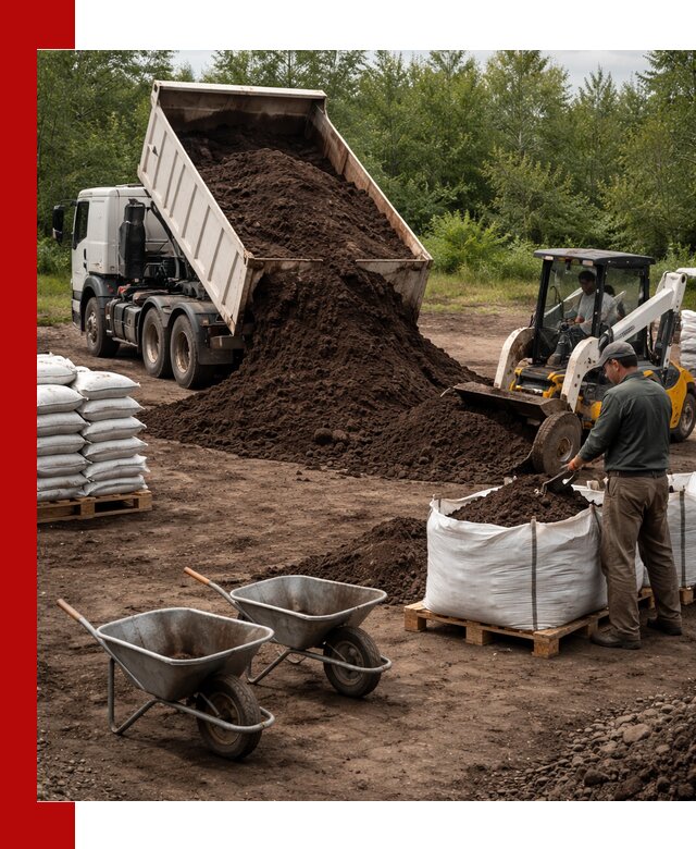 Доставка и продажа торфогрунта в Апатитах оптом и в розницу