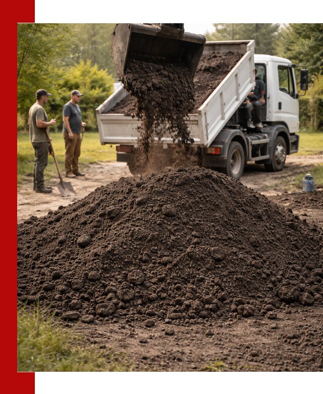 Доставка и продажа чернозема в Апатитах оптом и в розницу