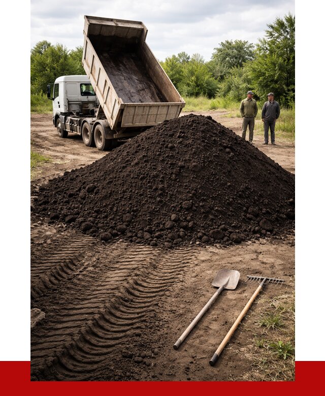 Купить чернозем навалом в Апатитах от 1245 р. за куб | ПРОНЕРУДПтт