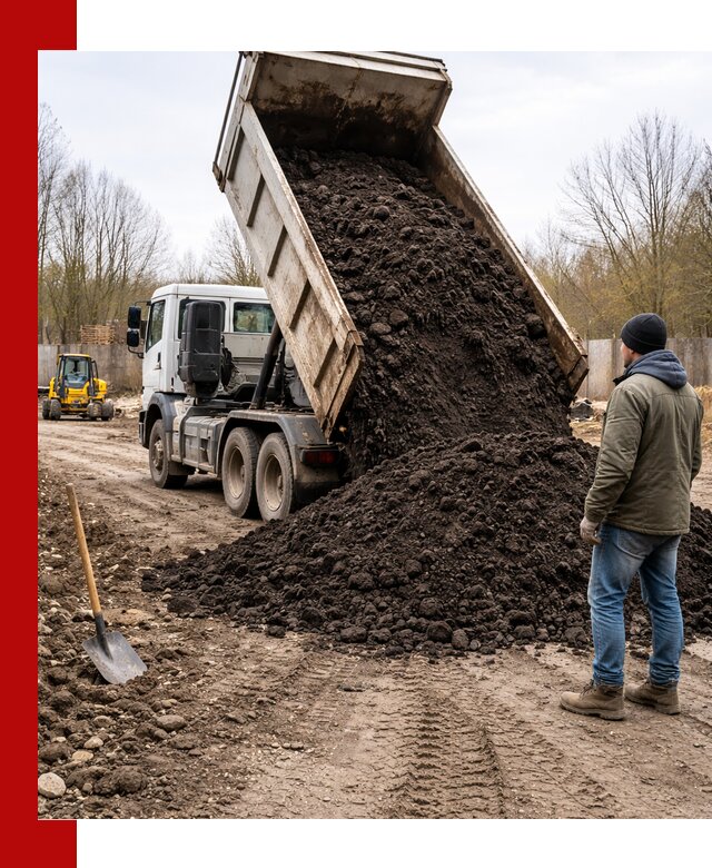 Доставка чернозема навалом в Апатитах быстро и выгодно