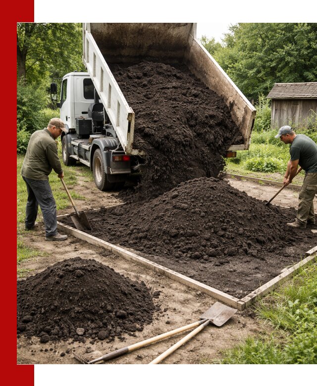 Купить чистый чернозем для огорода с доставкой в Апатитах