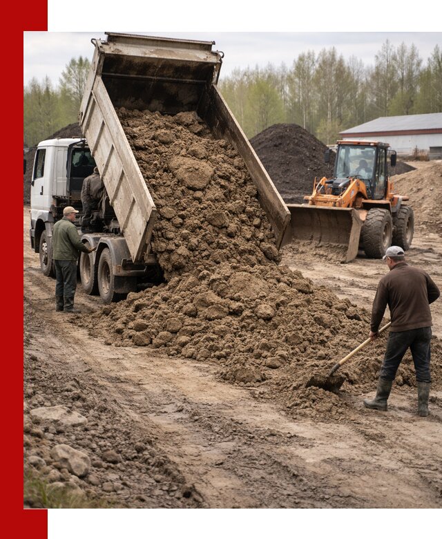 Доставка глин и суглинков в Апатитах оптом и вкрай