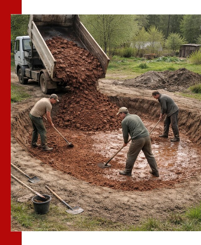 Купить качественную глину для пруда в Апатитах