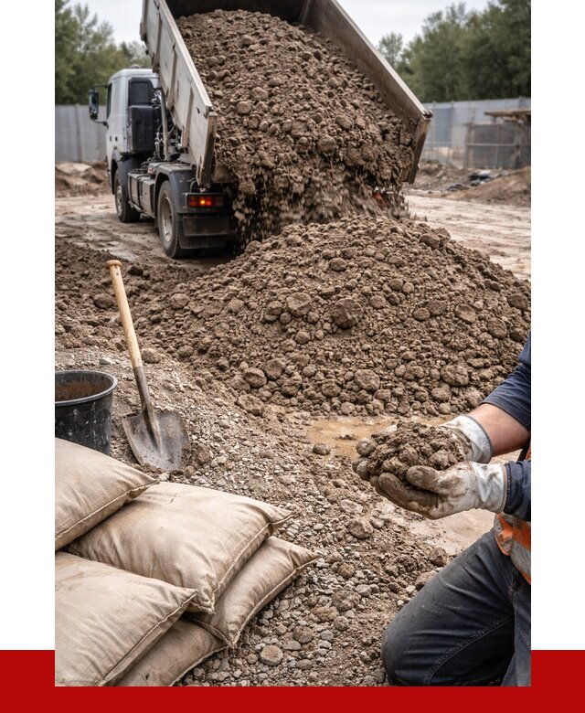 Купить глина для засыпки в Апатитах от 1245 р. за куб | ПРОНЕРУДПтт