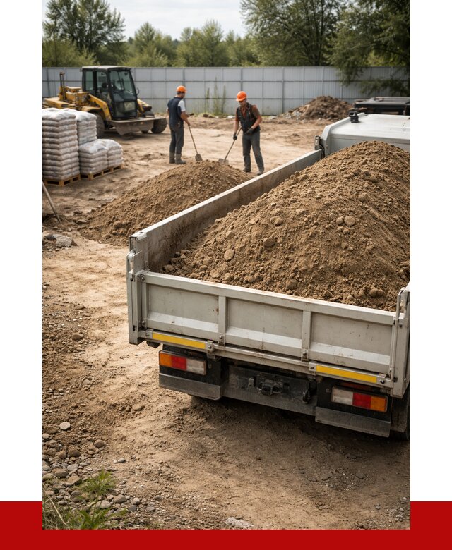 Супесь с доставкой в Апатитах от 2541 р. за куб | ПРОНЕРУДПтт