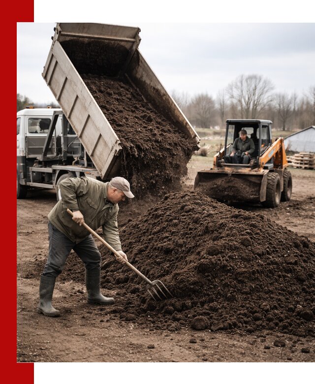 Доставка и продажа перегноя в Апатитах быстро и дешево